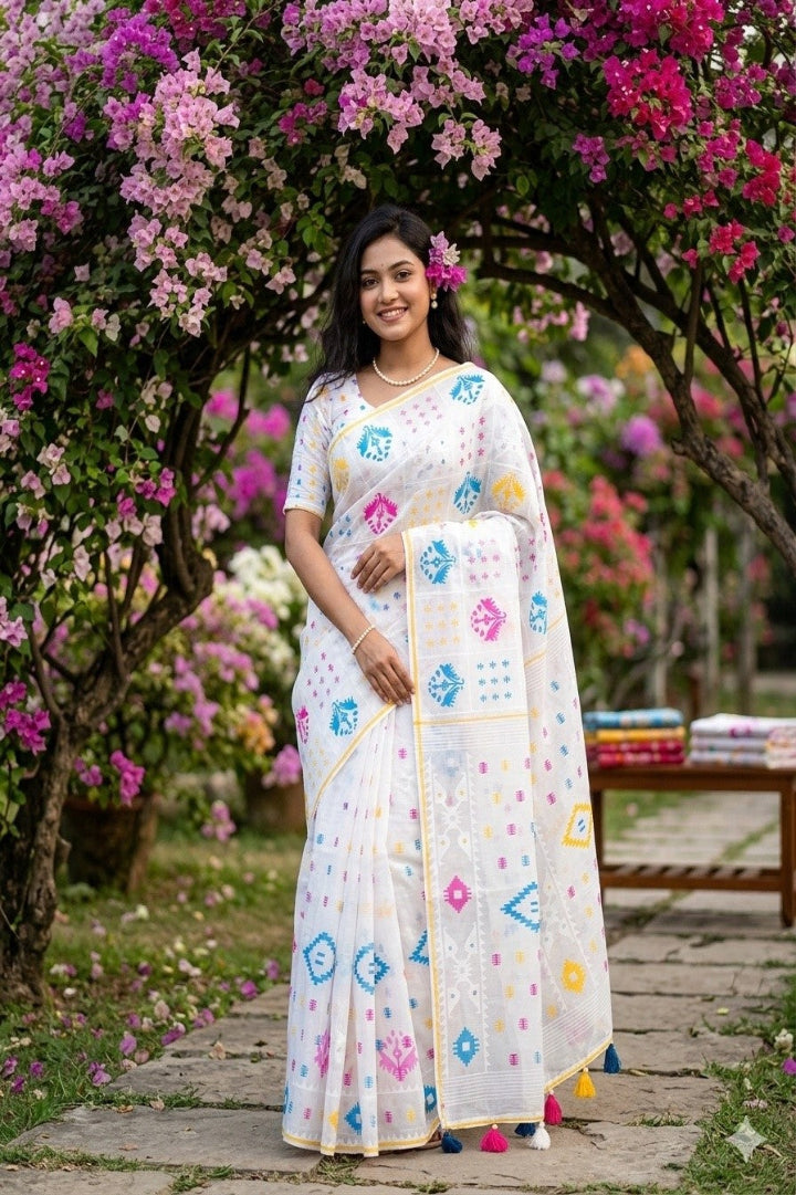 Half Silk Saree (HS-101)