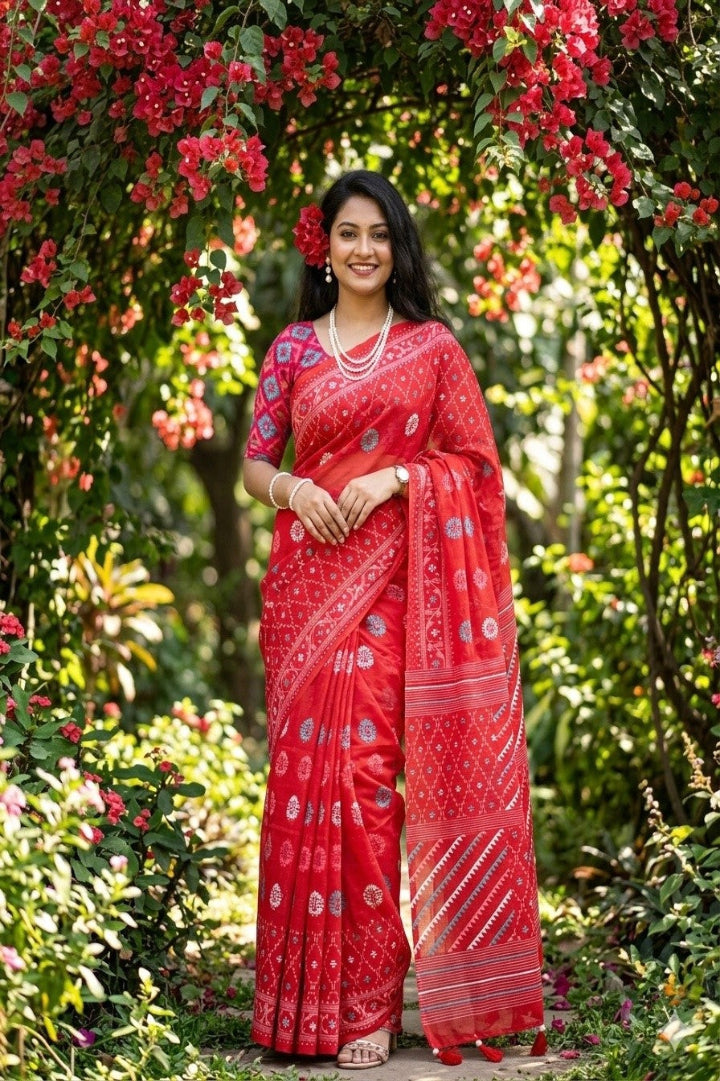 Half Silk Saree (HS-103)