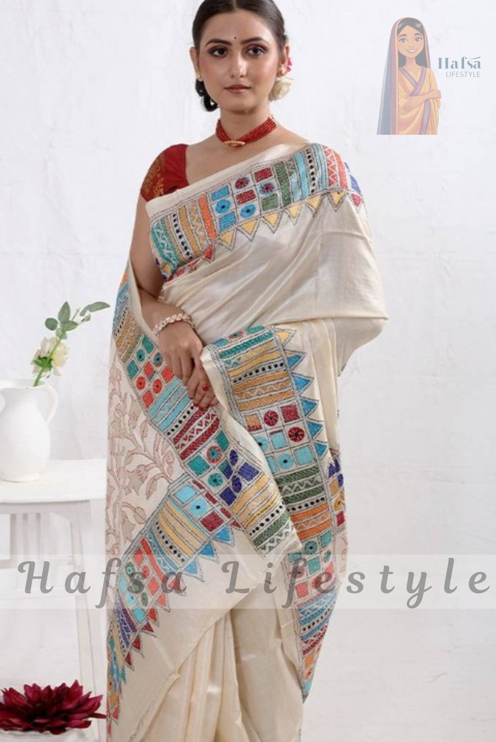 Glossy Silk Saree (DP-111)