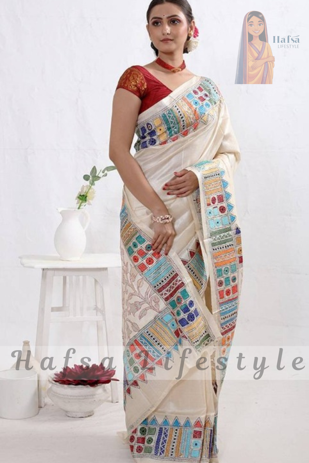 Glossy Silk Saree (DP-111)