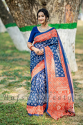 Semi Moslin Silk Saree (DP-109)