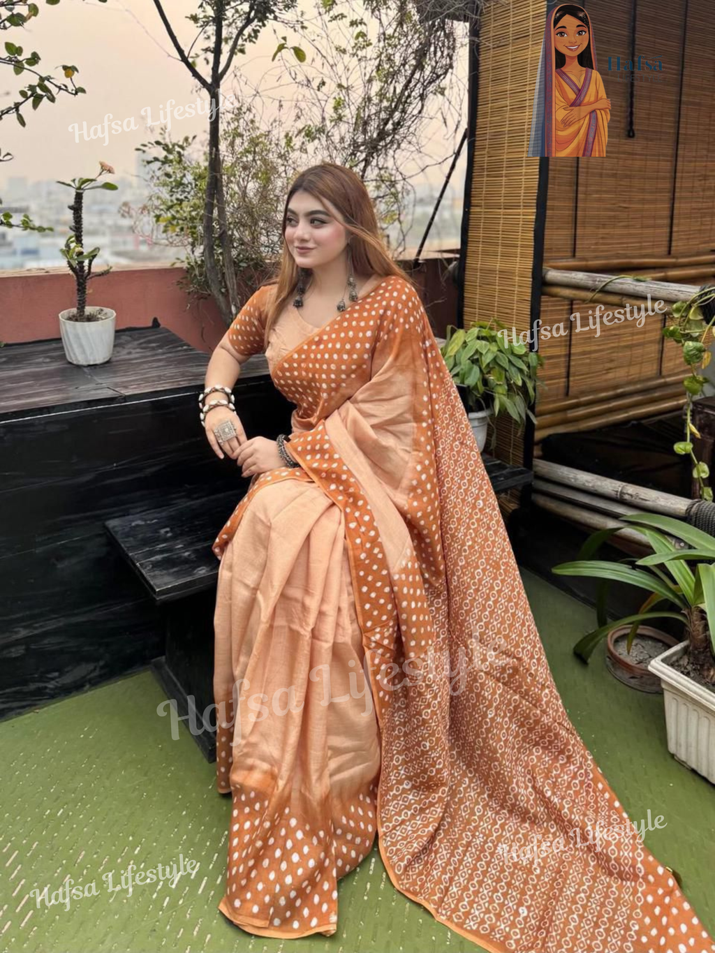 Glossy Silk Saree (DP-107)