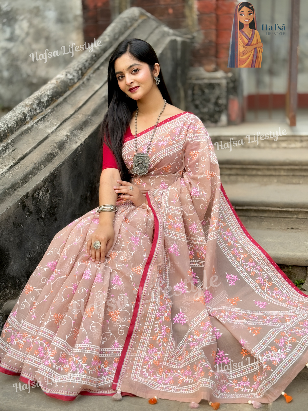 Ambush Print Boutiques Saree (AP-02)