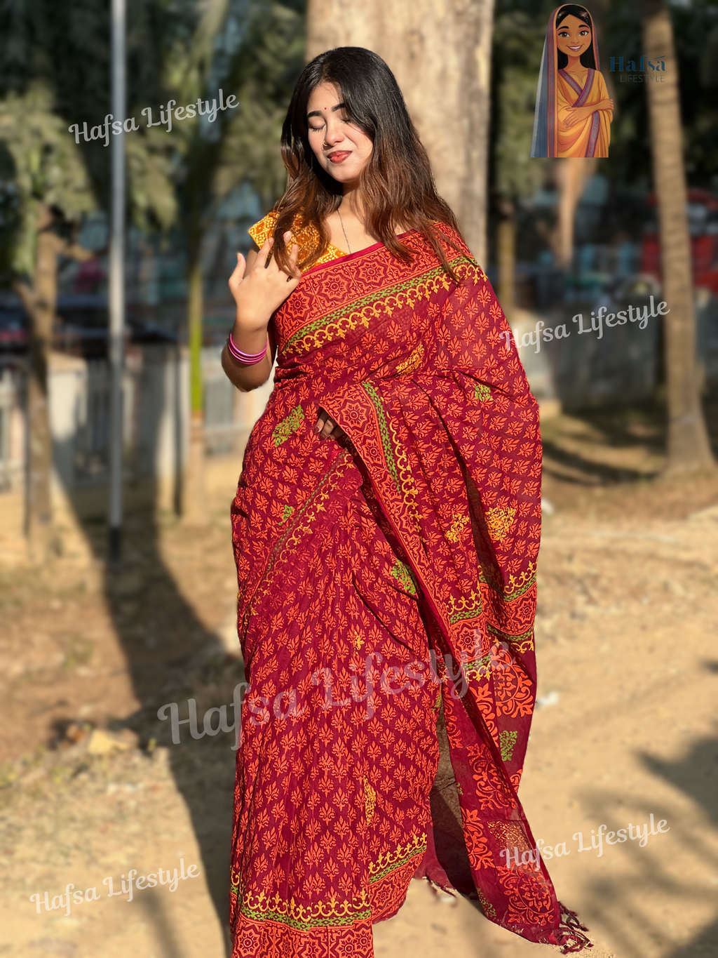 Cotton Boutiques Saree (CB-40)