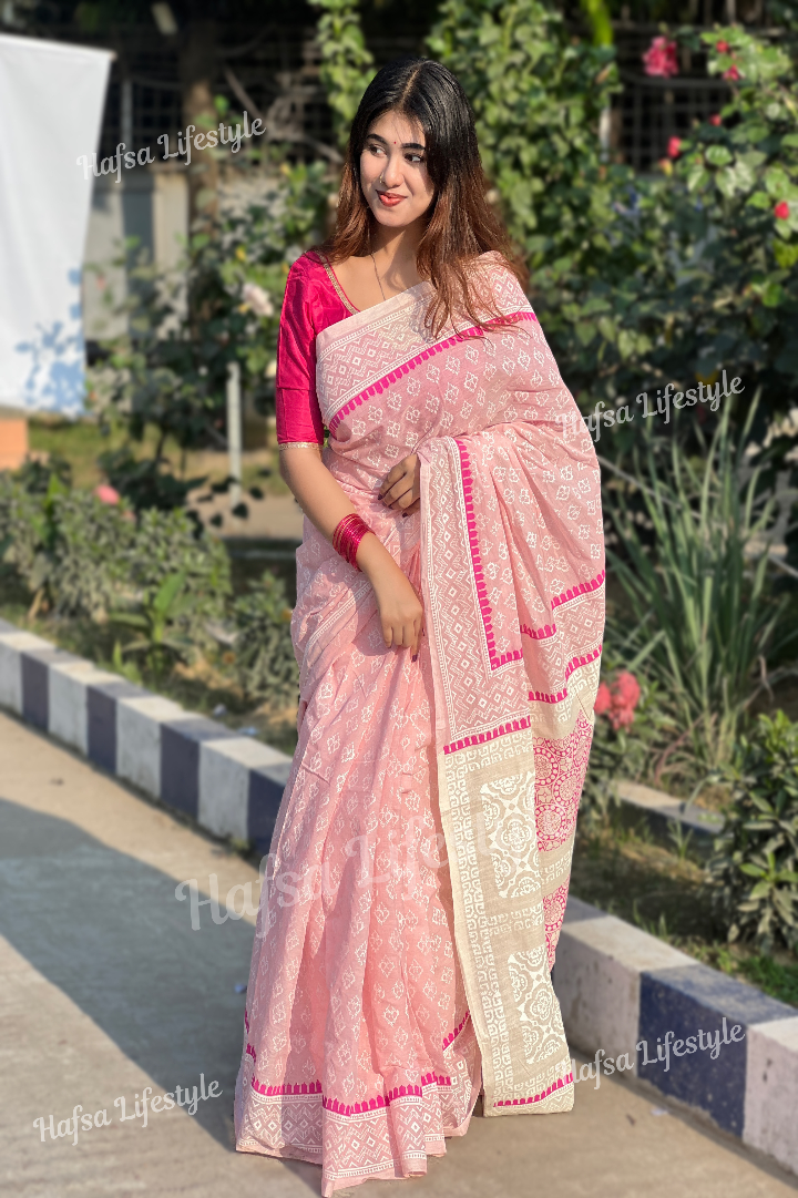 Cotton Boutiques Saree (CB-80)