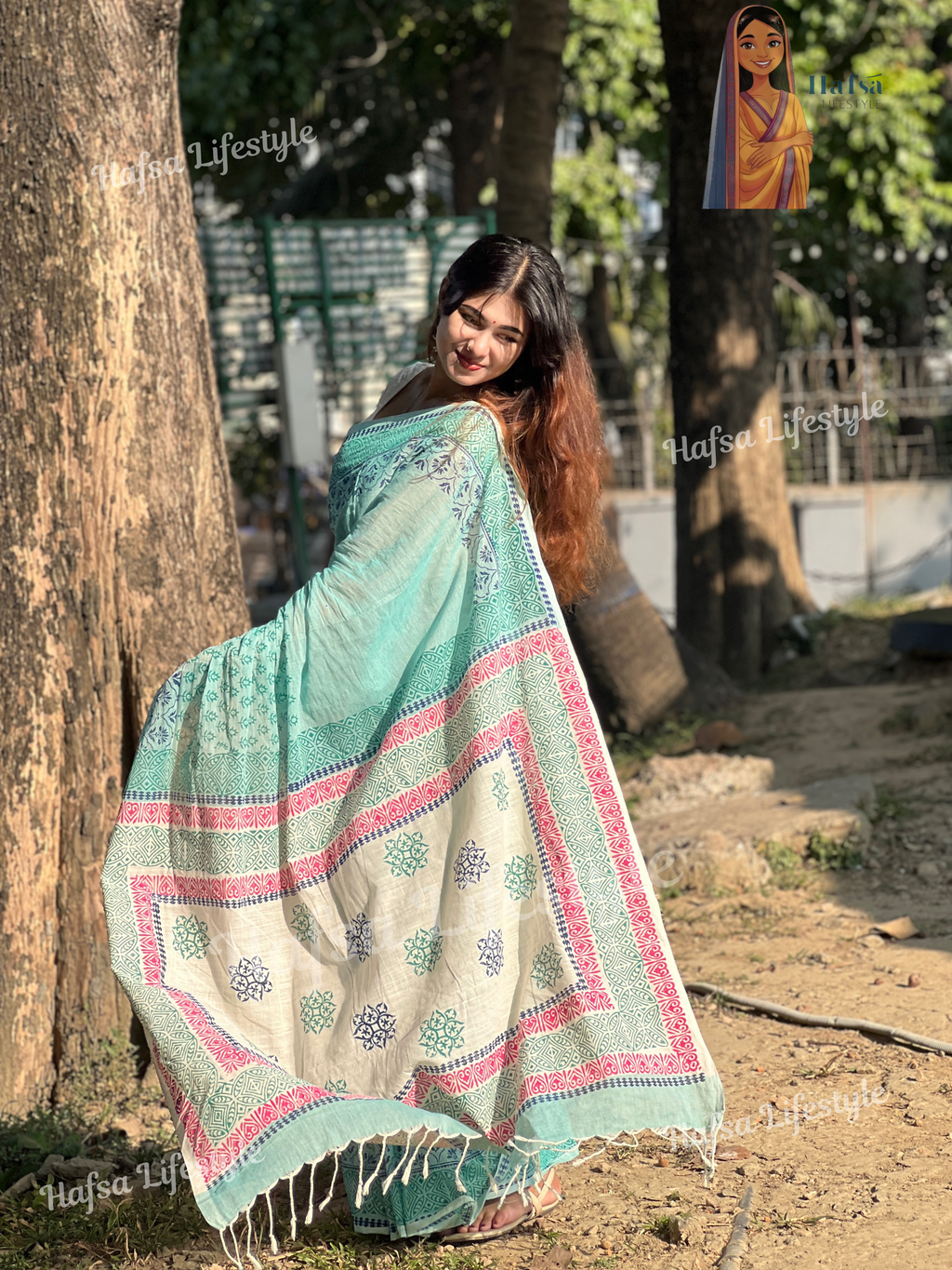 Cotton Boutiques Saree (CB-100)