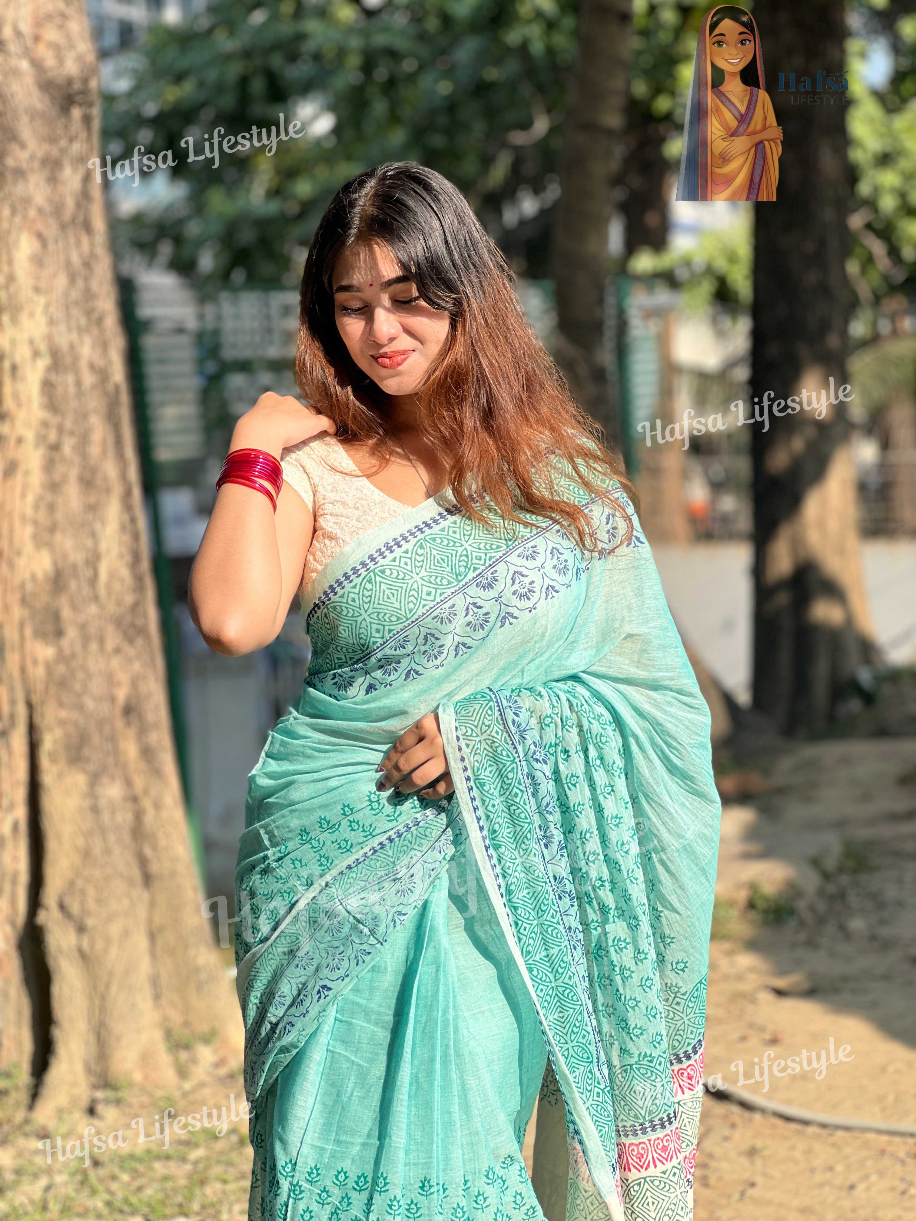 Cotton Boutiques Saree (CB-100)