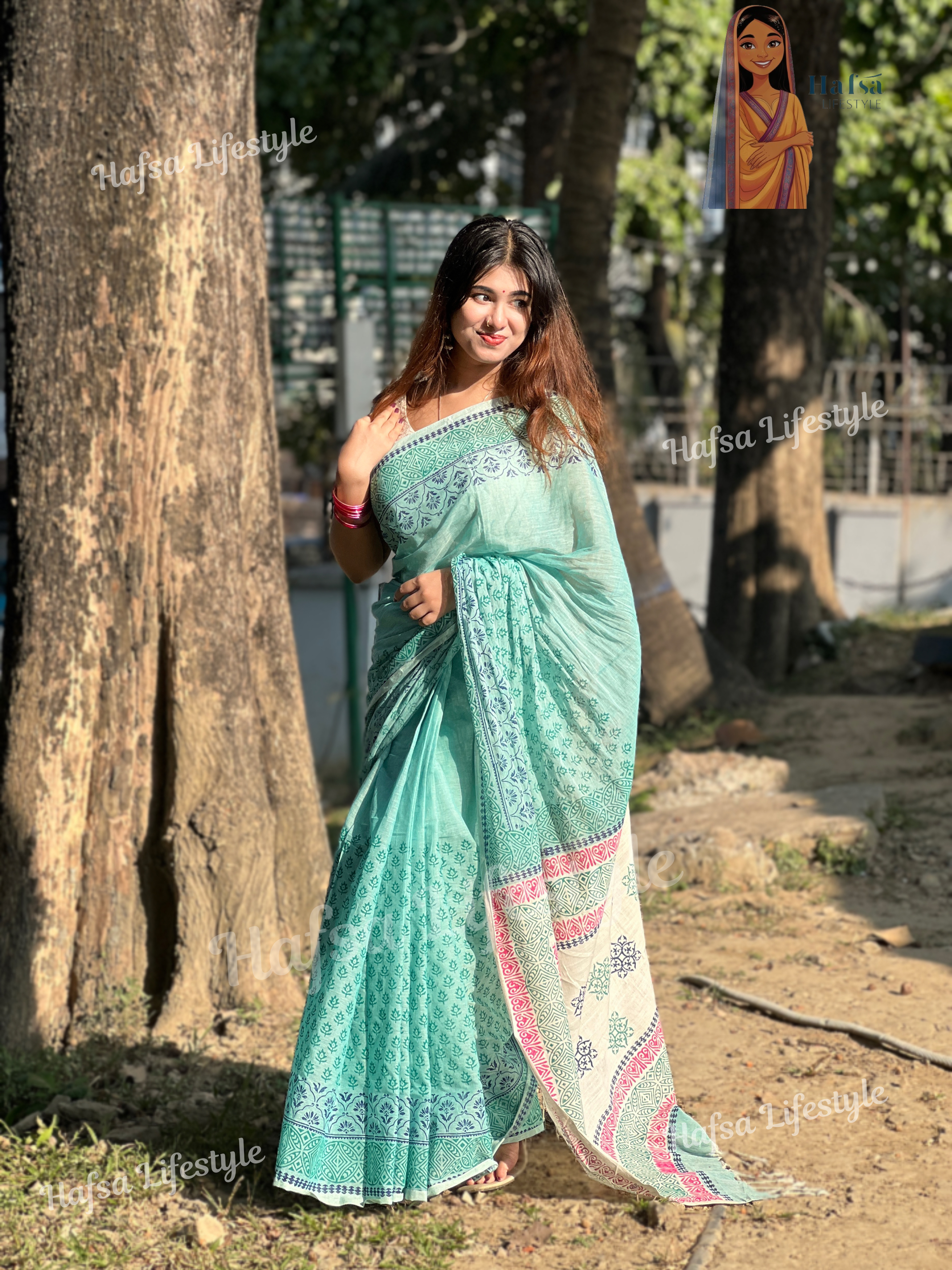Cotton Boutiques Saree (CB-100)