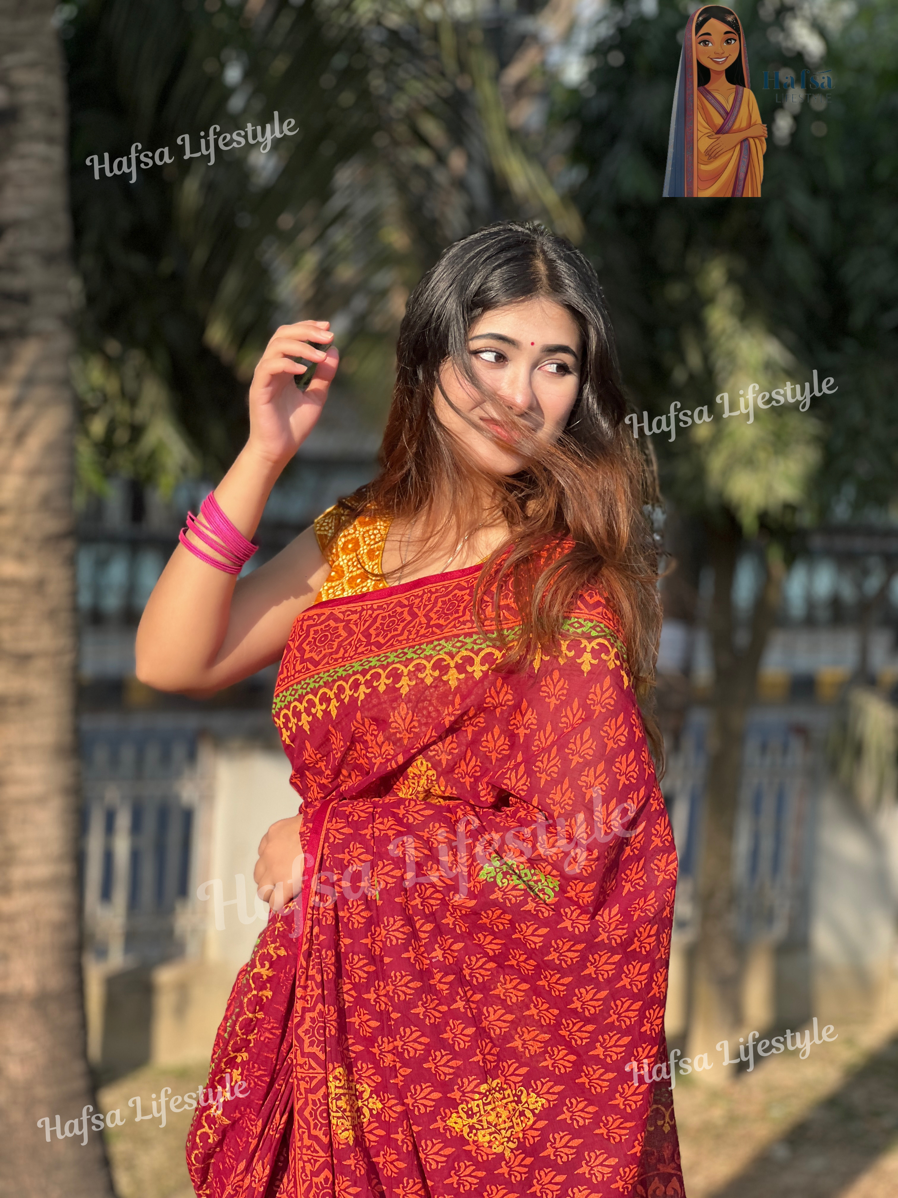 Cotton Boutiques Saree (CB-40)