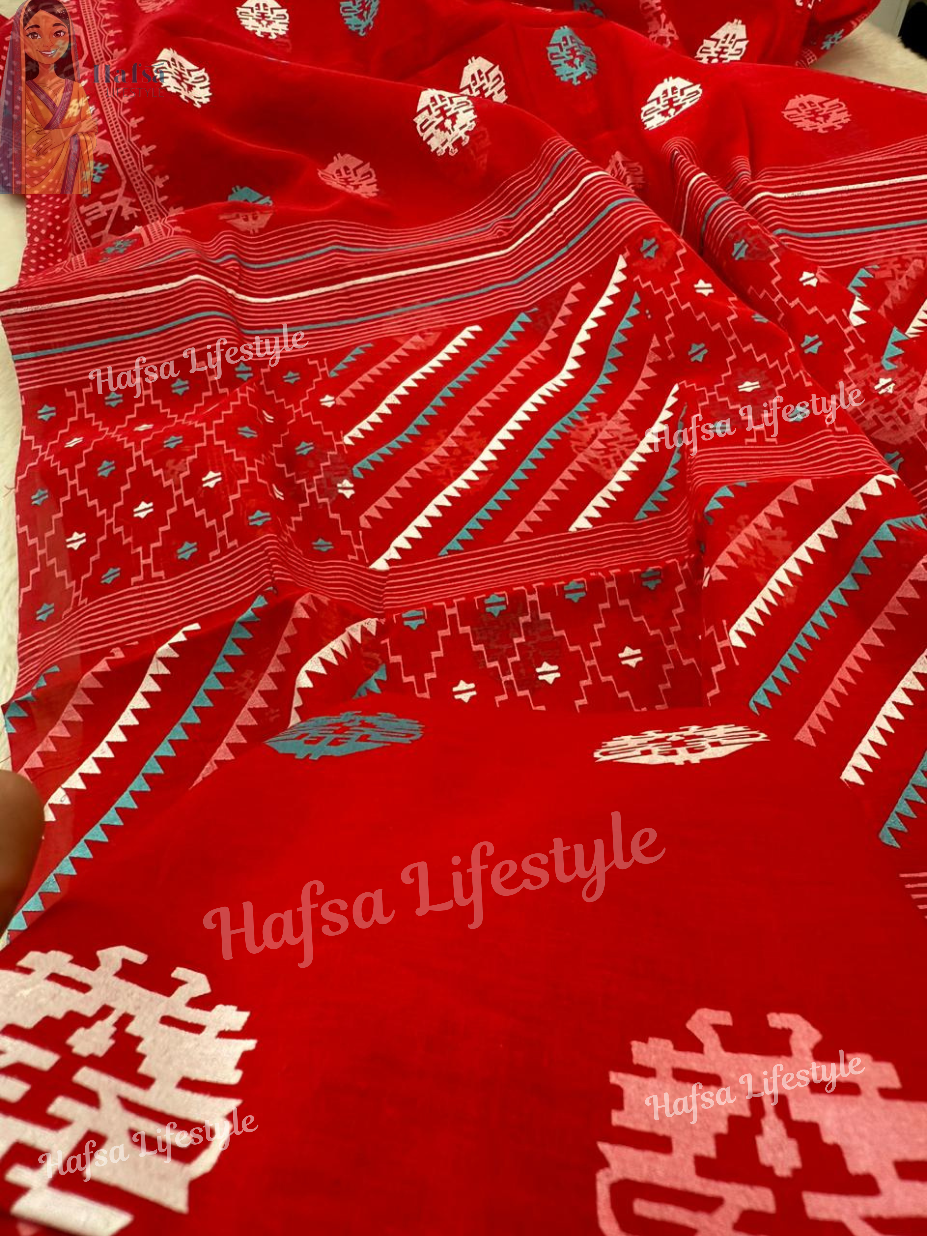 Half Silk Saree (HS-103)
