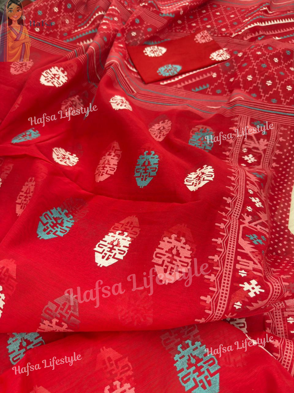 Half Silk Saree (HS-103)