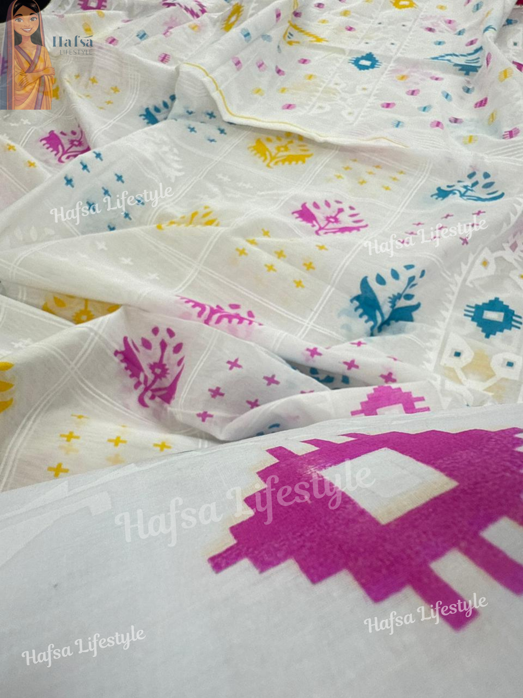 Half Silk Saree (HS-101)
