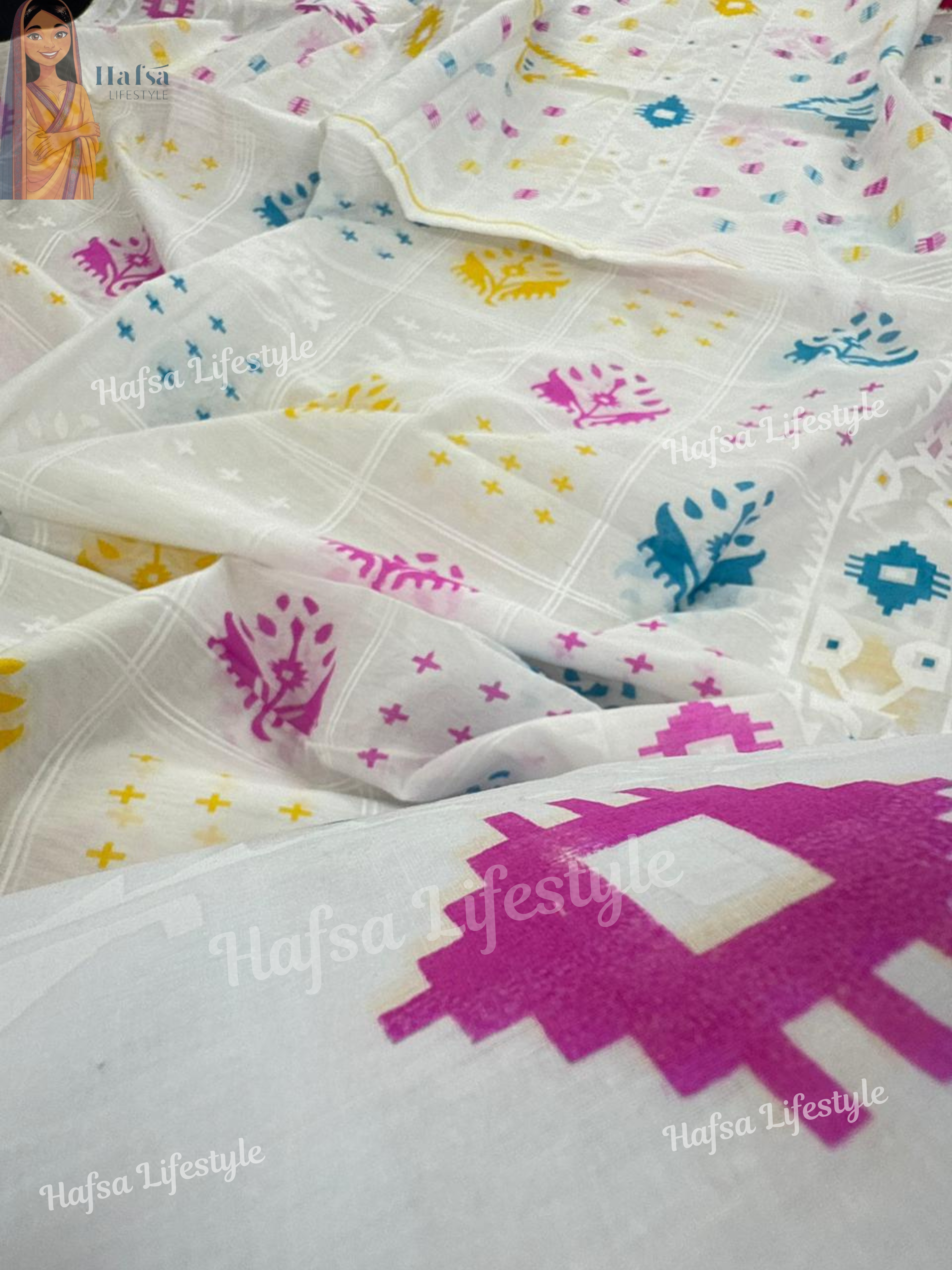 Half Silk Saree (HS-101)