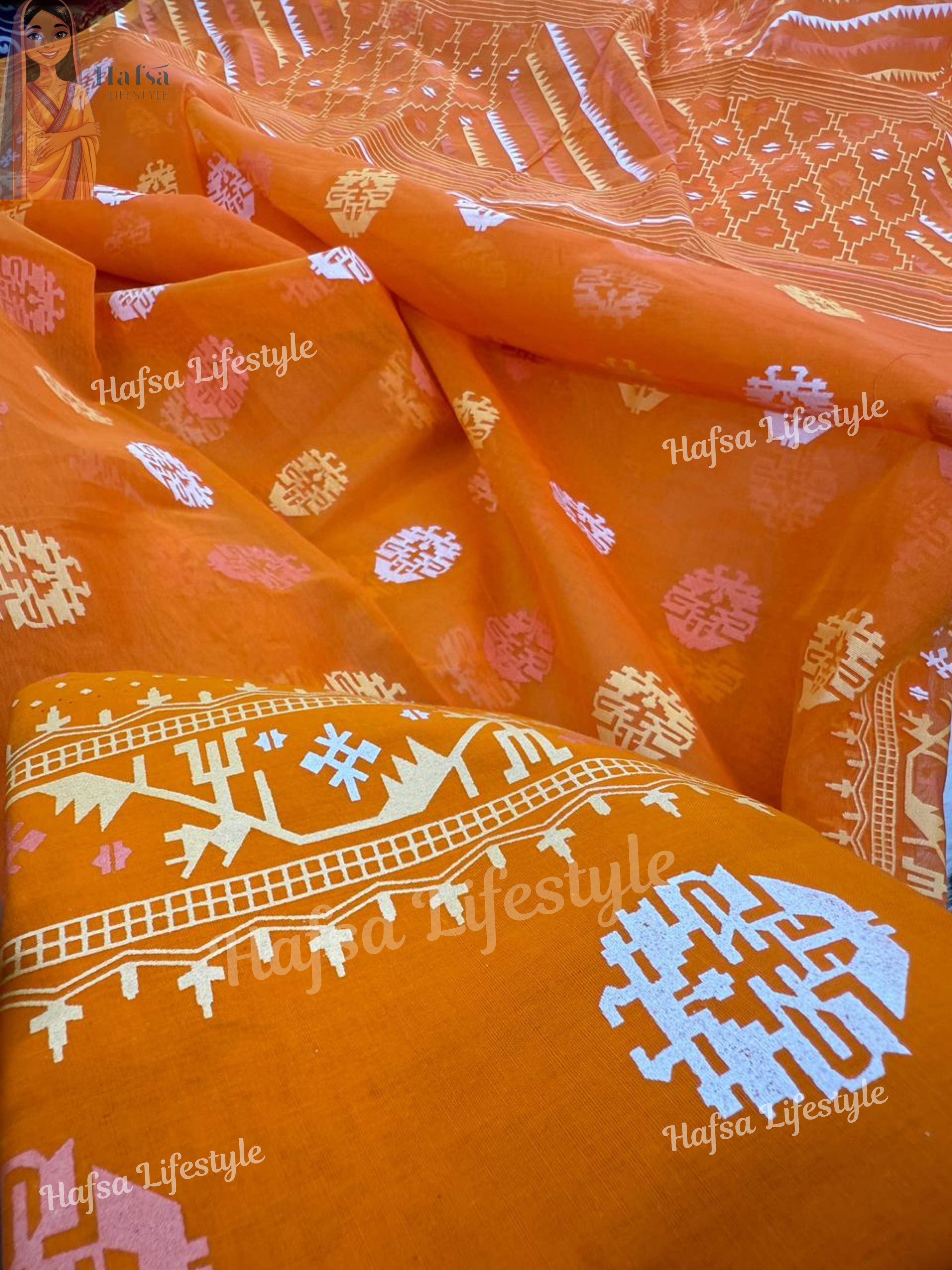 Half Silk Saree (HS-102)
