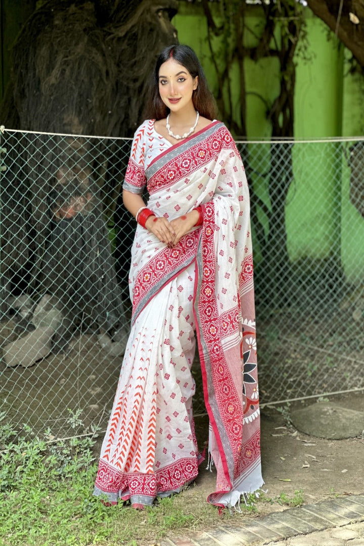 Cotton Boutiques Saree (CB-30)