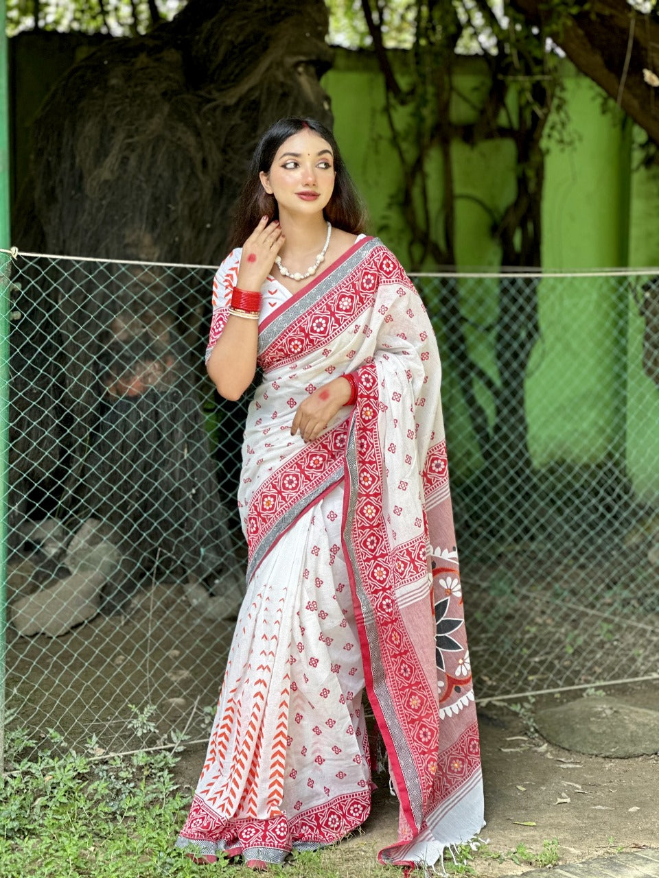 Cotton Boutiques Saree (CB-30)
