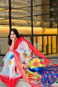 Semi Moslin Silk Saree (DP-104)