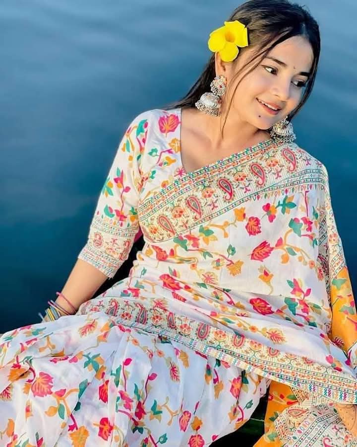 Half Silk Saree (HS-105)