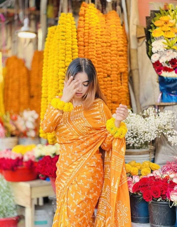 Silk Batik Saree (SB-1001)